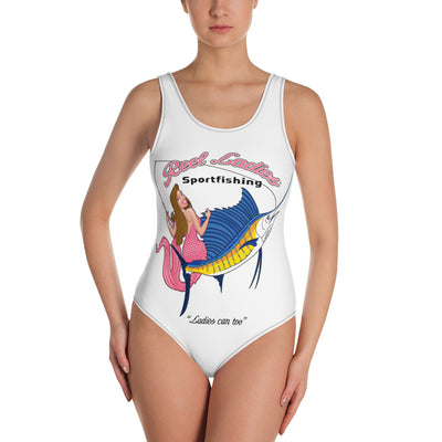 Ladies can too One-Piece Swimsuit Sailfish