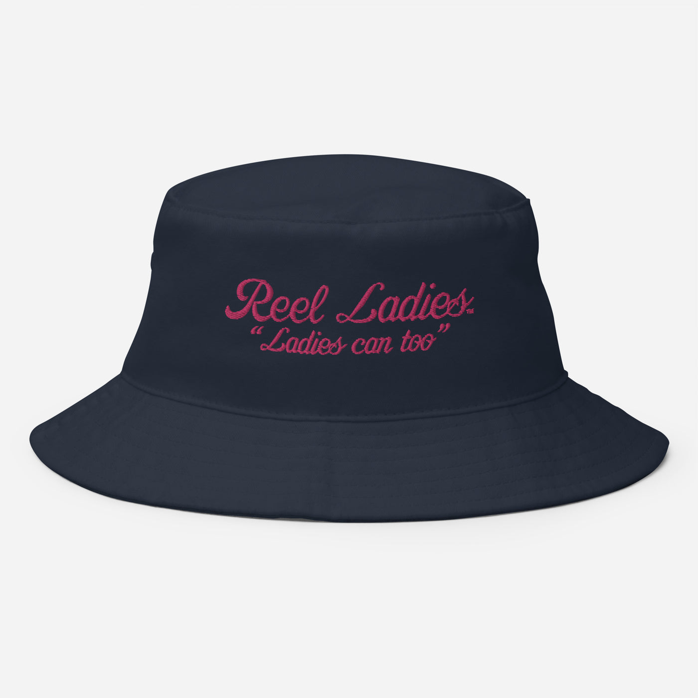 Reel Ladies Text Bucket Hat