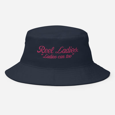 Reel Ladies Text Bucket Hat