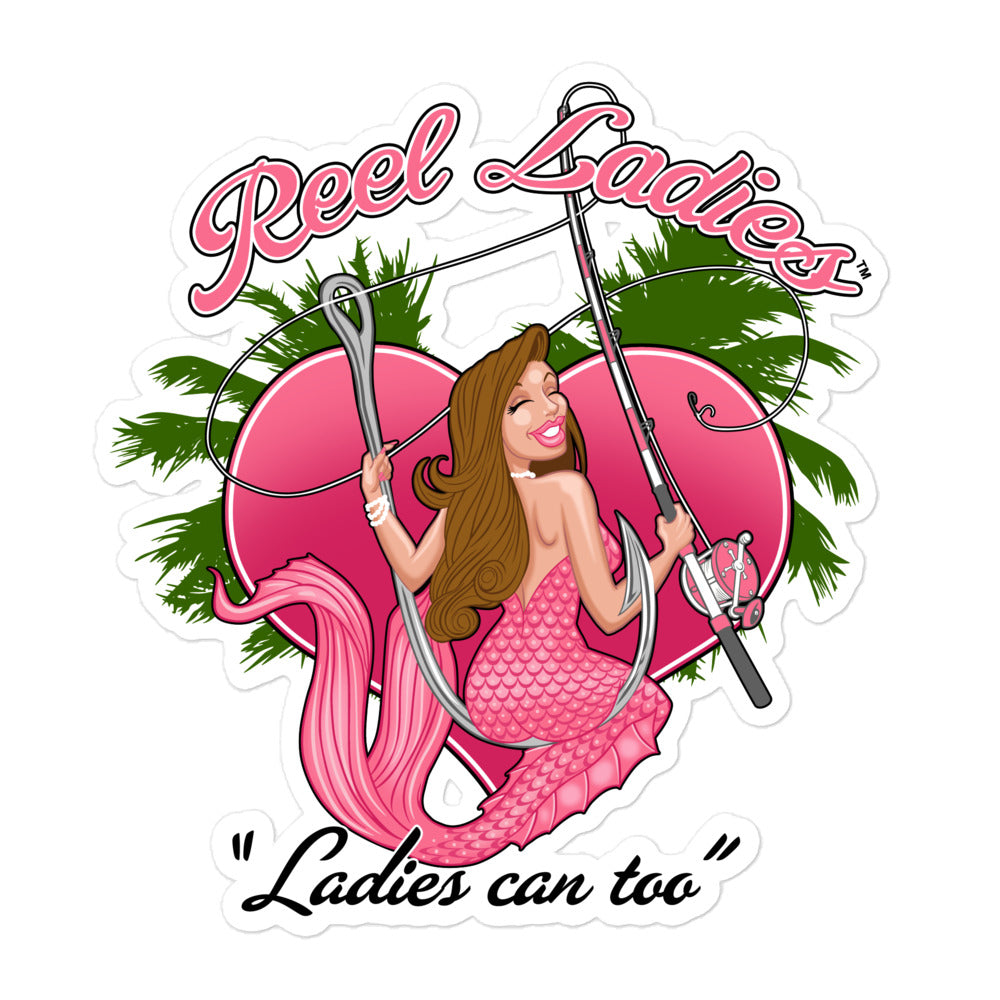Ladies can too Bubble-free sticker